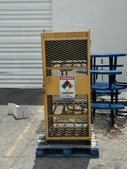 Propane Tank Storage Bin