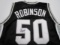 David Robinson of the San Antonio Spurs signed autographed basketball jersey PAAS COA 419