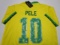 Pele of Brasil signed autographed soccer jersey PAAS COA 513