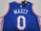 Tyrese Maxey of the Philadelphia 76er signed autographed basketball jersey Legends COA 485