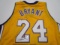 Kobe Bryant of the LA Lakers signed autographed #24 basketball jersey TAA COA 479