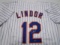 Francisco Lindor of the NY Mets signed autographed baseball jersey Legends COA 471