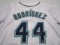 Julio RodrÃ­guez of the Seattle Mariners signed autographed baseball jersey PAAS COA 893