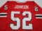 Reese Johnson of the Chicago Blackhawks signed autographed hockey jersey PAAS COA 343