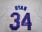 Nolan Ryan of the Texas Rangers signed autographed baseball jersey Legends COA 474