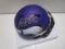Sam Darnold of the Minnesota Vikings signed autographed mini football helmet PAAS COA 295