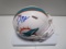 Jaylen Waddle of the Miami Dolphins signed autographed mini football helmet PAAS COA 159
