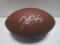 Justin Herbert of the LA Chargers signed autographed full size brown football PAAS COA 676