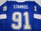 Steven Stamkos of the Tampa Bay Lightning signed autographed hockey jersey PAAS COA 638