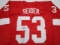Moritz Seider of the Detroit Red Wings signed autographed hockey jersey PAAS COA 948