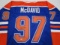 Connor McDavid of the Edmonton Oilers signed autographed hockey jersey PAAS COA 645