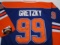 Wayne Gretzky of the Edmonton Oilers signed autographed hockey jersey PAAS Sticker 249