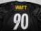 TJ Watt of the Pittsburgh Steelers signed autographed football jersey PAAS COA 618