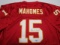 Patrick Mahomes II of the KC Chiefs signed autographed football jersey TAA COA 219