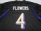 Zay Flowers of the Baltimore Ravens signed autographed football jersey PAAS COA 918