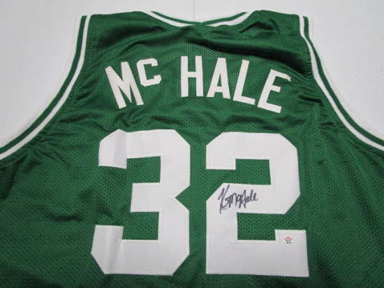 Kevin McHale of the Boston Celtics signed autographed basketball jersey PAAS COA 132
