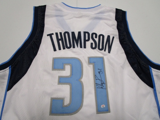 Klay Thompson of the Dallas Mavericks signed autographed basketball jersey PAAS COA 916
