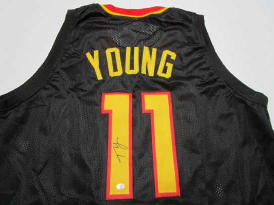 Trae Young of the Atlanta Hawks signed autographed basketball jersey PAAS COA 135
