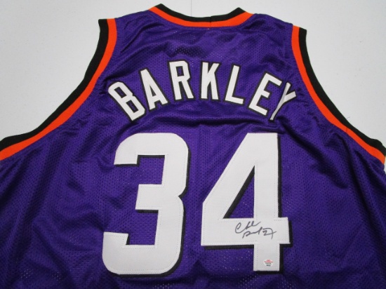 Charles Barkley of the Phoenix Suns signed autographed basketball jersey PAAS COA 582