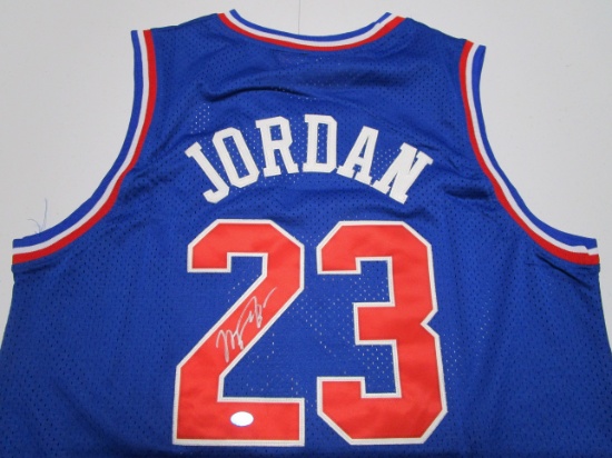 Michael Jordan of the Chicago Bulls signed autographed All Star basketball jersey TAA COA 925