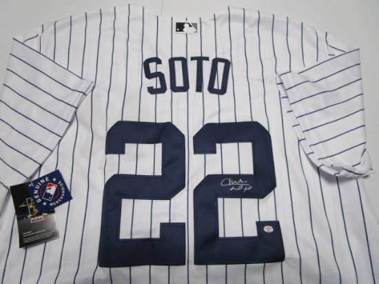 Juan Soto of the NY Yankees signed autographed baseball jersey PAAS COA 514
