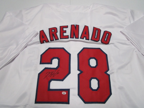 Nolan Arenado of the St Louis Cardinals signed autographed baseball jersey PAAS COA 898