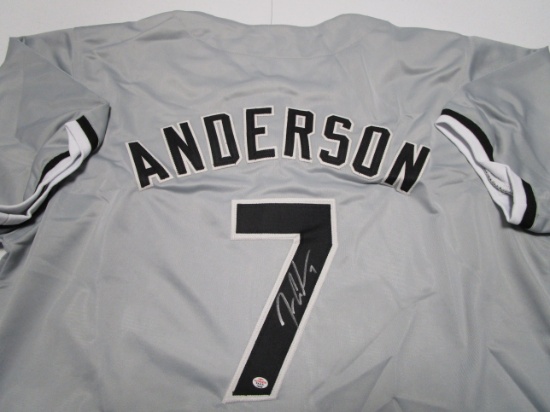 Tim Anderson of the Chicago White Sox signed autographed baseball jersey PAAS COA 459