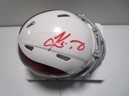 Kyler Murray of the Arizona Cardinals signed autographed mini football helmet PAAS COA 026