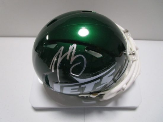 Aaron Rodgers of the NY Jets signed autographed mini football helmet PAAS COA 350