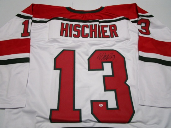 Nico Hischier of the New Jersey Devils signed autographed hockey jersey PAAS COA 001