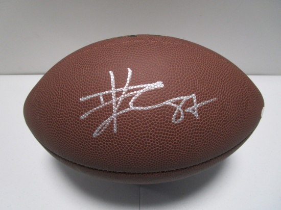 Travis Kelce of the KC Chiefs signed autographed full size brown football PAAS COA 023