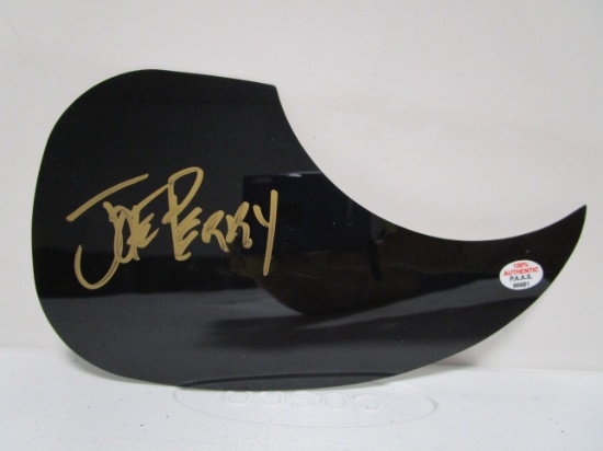 Joe Perry signed autographed guitar pick guard PAAS COA 681