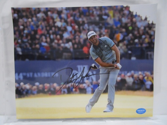 Dustin Johnson of the PGA signed autographed 8x10 photo TAA COA 573