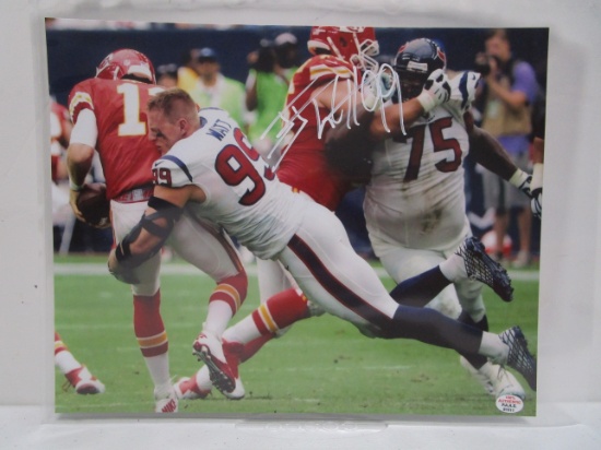 JJ Watt of the Houston Texans signed autographed 8x10 photo PAAS Sticker 511