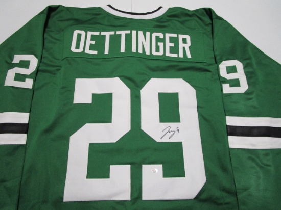 Jake Oettinger of the Dallas Stars signed autographed hockey jersey PAAS COA 784