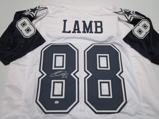 CeeDee Lamb of the Dallas Cowboys signed autographed football jersey PAAS COA 940