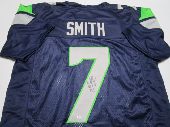 Geno Smith of the Seattle Seahawks signed autographed football jersey PAAS COA 374