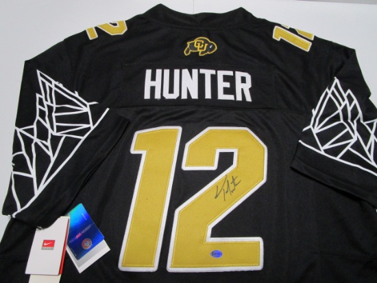 Travis Hunter of the Colorado Buffaloes signed autographed football jersey Legends COA 458