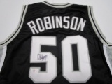 David Robinson of the San Antonio Spurs signed autographed basketball jersey PAAS COA 419