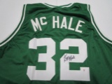 Kevin McHale of the Boston Celtics signed autographed basketball jersey PAAS COA 132