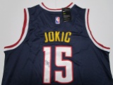 Nikola Jokic of the Denver Nuggets signed autographed basketball jersey PAAS COA 584