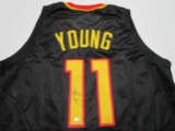 Trae Young of the Atlanta Hawks signed autographed basketball jersey PAAS COA 135