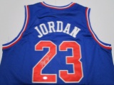 Michael Jordan of the Chicago Bulls signed autographed All Star basketball jersey TAA COA 925