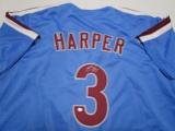 Bryce Harper of the Philadelphia Phillies signed autographed baseball jersey PAAS COA 183