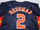 Alex Bregman of the Houston Astros signed autographed baseball jersey PAAS COA 643