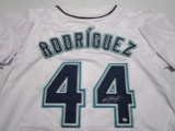 Julio RodrÃ­guez of the Seattle Mariners signed autographed baseball jersey PAAS COA 893