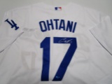 Shohei Ohtani of the LA Dodgers signed autographed baseball jersey TAA COA 840