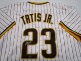 Fernando Tatis Jr of the San Diego Padres signed autographed baseball jersey Legends COA 473