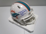 Tua Tagovailoa of the Miami Dolphins signed autographed mini football helmet PAAS COA 256