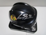 Connor Bedard of the Chicago Blackhawks signed autographed mini hockey helmet PAAS COA 393